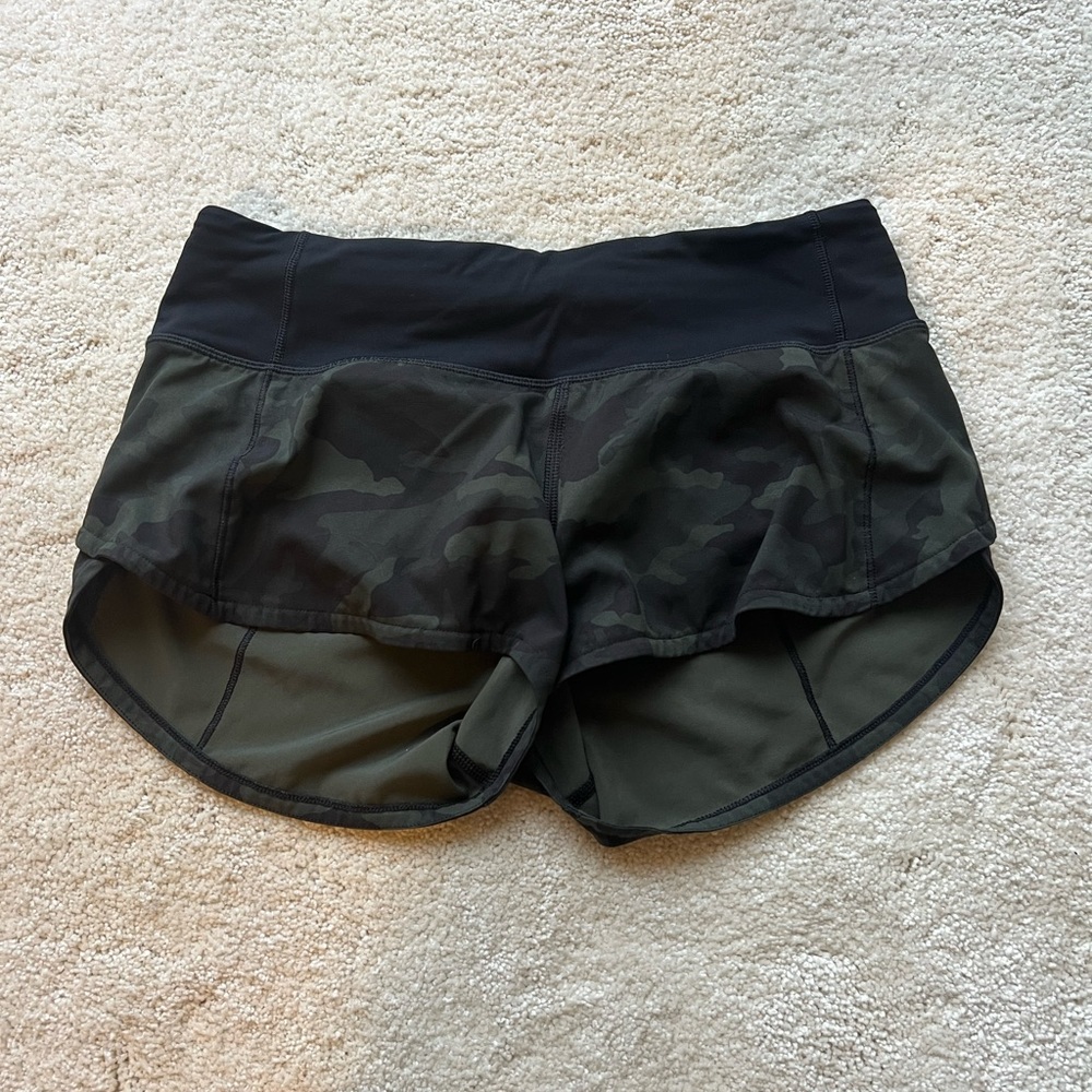 Lululemon speed up shorts size 2